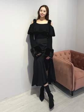 SHINRIさん（レディース・165cm）の冬コーディネート