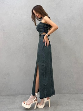 「夏ワンピース」｜SHINRIさん（レディース・165cm）の夏コーディネート