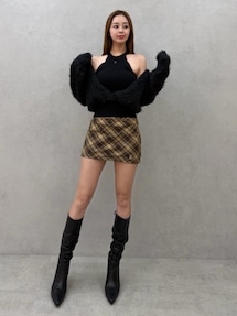 カシュクールドッキングニットTOP｜イートミー（EATME）公式通販