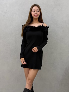 「黒コーデ」｜SHINRIさん（レディース・165cm）の秋コーディネート