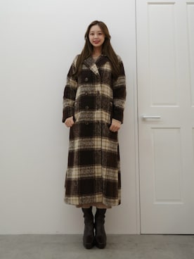 「RESEXXY（リゼクシー）のアイテム（ジャケット/アウター）」を使った、SHINRIさん（レディース・165cm）の秋コーディネート