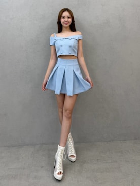 「EATME（イートミー）のアイテム」を使った、SHINRIさん（レディース・165cm）の春コーディネート