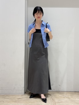 「アイテム（パンプス）」を使った、0118momoさん（レディース・164cm・20代）の夏コーディネート