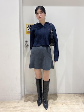 0118momoさん(レディース・164cm)の冬コーディネート