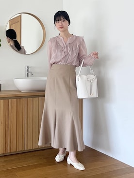 「アイテム（パンプス）」を使った、0118momoさん（レディース・164cm・20代）の夏コーディネート