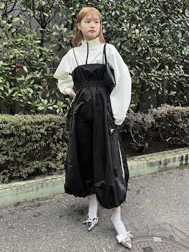 「イエベ」｜「アイテム（その他トップス）」を使った、0118momoさん（レディース・164cm）の冬コーディネート