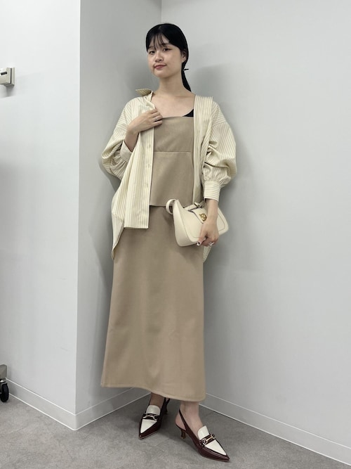 セール】【WEB限定】【美easy】ウーリッシュ ペプラム切替キャミ