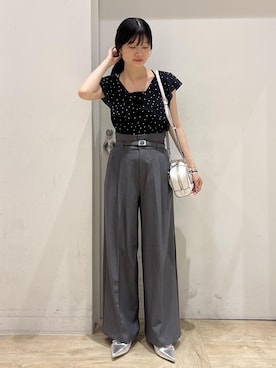 「アイテム（パンプス）」を使った、0118momoさん（レディース・164cm・20代）の夏コーディネート
