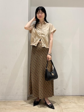 「POLO BCS（ポロ ビーシーエス）のアイテム」を使った、0118momoさん（レディース・164cm）の夏コーディネート