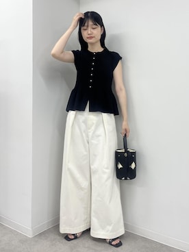 「アイテム（ハンドバッグ）」を使った、0118momoさん（レディース・164cm・20代）の夏コーディネート