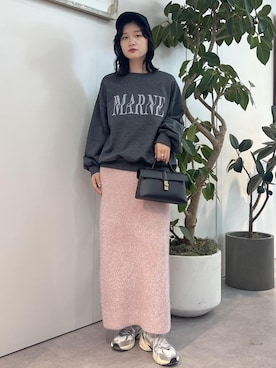 「アイテム（帽子）」を使った、0118momoさん（レディース・164cm・20代）の冬コーディネート