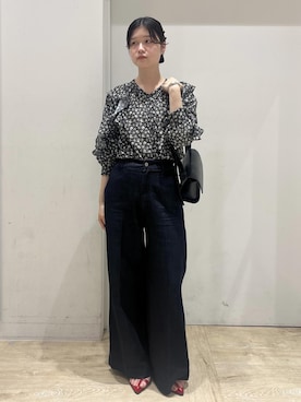「VIS（ビス）のアイテム」を使った、0118momoさん（レディース・164cm）の春コーディネート