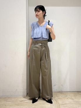 「アイテム（パンツ）」を使った、0118momoさん（レディース・164cm・20代）の夏コーディネート