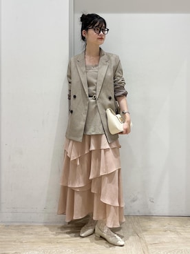 「VIS（ビス）のアイテム」を使った、0118momoさん（レディース・164cm）の秋コーディネート