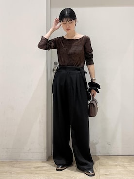 「アイテム（ローファー）」を使った、0118momoさん（レディース・164cm・20代）の夏コーディネート