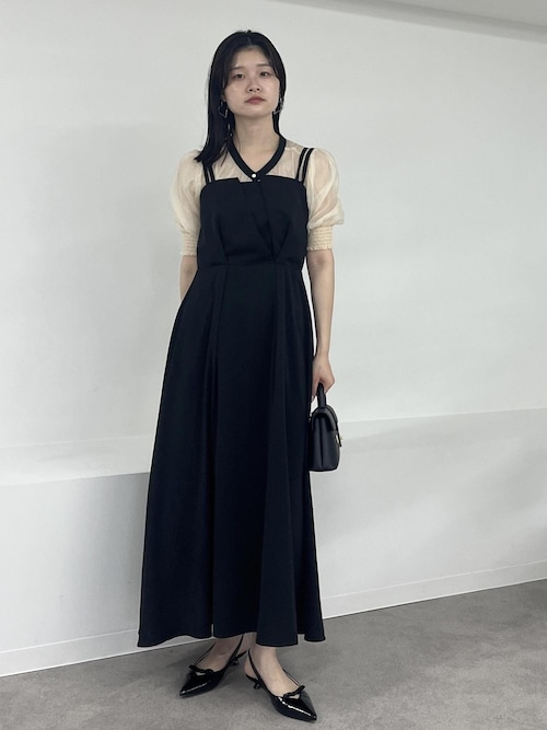 VIS DRESS】【3WAY】シアートップスセットキャミドレス