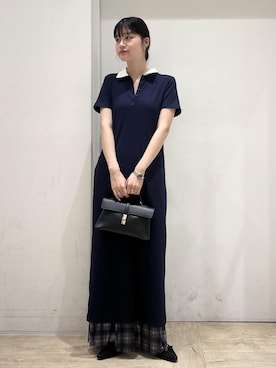 「アイテム（バレッタ/ヘアクリップ）」を使った、0118momoさん（レディース・164cm）の夏コーディネート