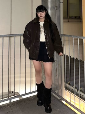 misakiさん(レディース・160cm)の冬コーディネート