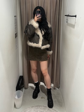 成田すみれさん(レディース・171cm)の冬コーディネート