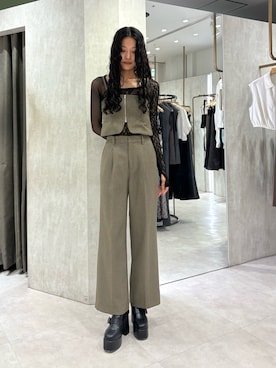成田すみれさん(レディース・171cm)の秋コーディネート