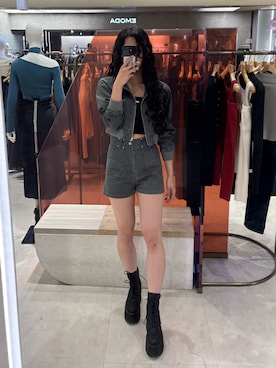 成田すみれさん（レディース・171cm）の春コーディネート