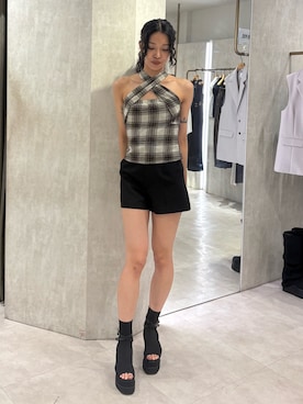 成田すみれさん(レディース・171cm)の春コーディネート
