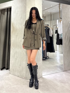 成田すみれさん(レディース・171cm)の秋コーディネート