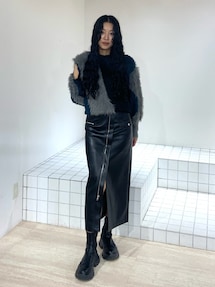 YUKKOコラボ】MIXヤーンチュニックニット｜ムルーア（MURUA）公式通販