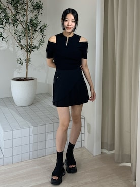 「カシュクール」｜成田すみれさん（レディース・171cm）の夏コーディネート