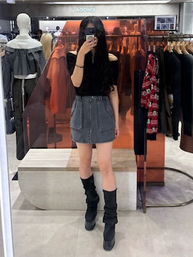 成田すみれさん(レディース・171cm)の春コーディネート