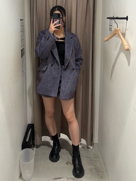 成田すみれさん(レディース・171cm)の冬コーディネート