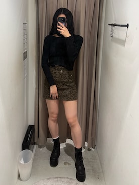 成田すみれさん(レディース・171cm)の冬コーディネート