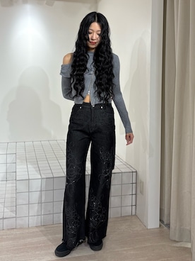 成田すみれさん(レディース・171cm)の冬コーディネート