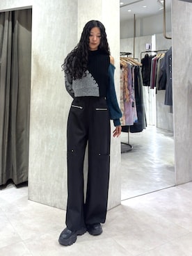 成田すみれさん（レディース・171cm）の秋コーディネート