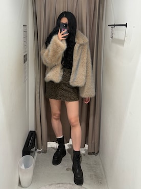 成田すみれさん(レディース・171cm)の冬コーディネート