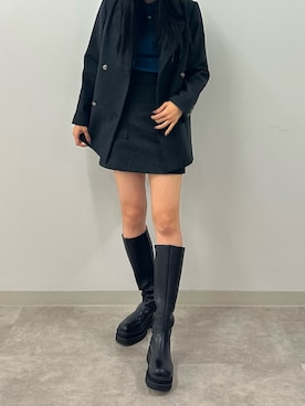 成田すみれさん（レディース・171cm）の秋コーディネート
