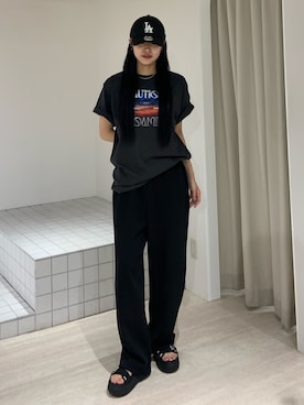 「SHAKA」｜成田すみれさん（レディース・171cm）の夏コーディネート