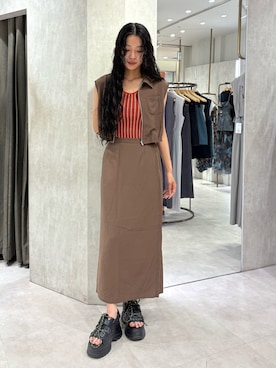 成田すみれさん(レディース・171cm)の夏コーディネート
