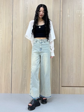 成田すみれさん（レディース・171cm）の春コーディネート