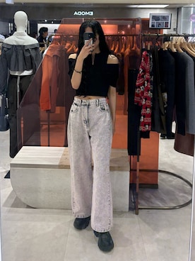 成田すみれさん（レディース・171cm）の春コーディネート