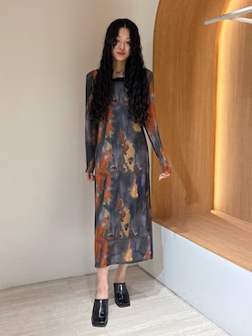 成田すみれさん（レディース・171cm）の春コーディネート