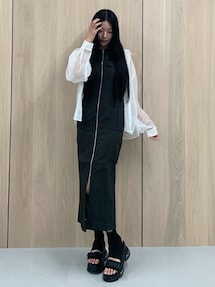 フロントジップナローワンピース｜ムルーア（MURUA）公式通販｜RUNWAY 