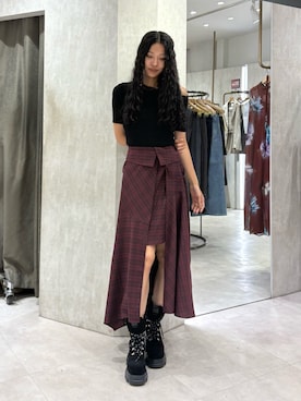 成田すみれさん(レディース・171cm)の夏コーディネート