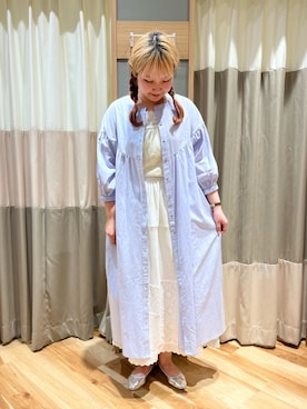 「ラベンダー」｜「アイテム（その他）」を使った、Saさん（レディース・165cm）の春コーディネート