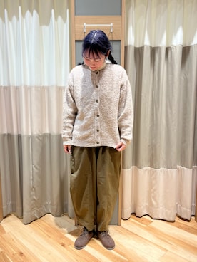 「Samansa Mos2（サマンサ モスモス）のエッグパンツ（その他パンツ）」を使った、Saさん（レディース・165cm）の秋コーディネート