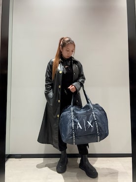 「アイテム（トレンチコート）」を使った、hnchaさん（レディース・160cm）の秋コーディネート