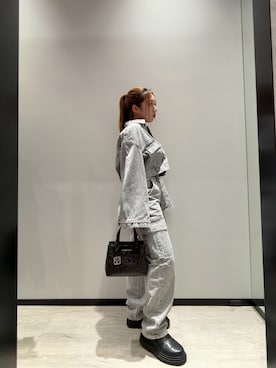 「ARMANI EXCHANGE（アルマーニエクスチェンジ）のアイテム」を使った、hnchaさん（レディース・160cm）の秋コーディネート