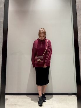 「アイテム（スウェット）」を使った、hnchaさん（レディース・160cm）の夏コーディネート