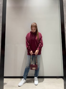 「アイテム（スウェット）」を使った、hnchaさん（レディース・160cm）の夏コーディネート