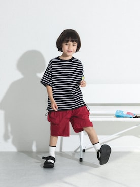 pairmanonさん（キッズ・120cm）の夏コーディネート
